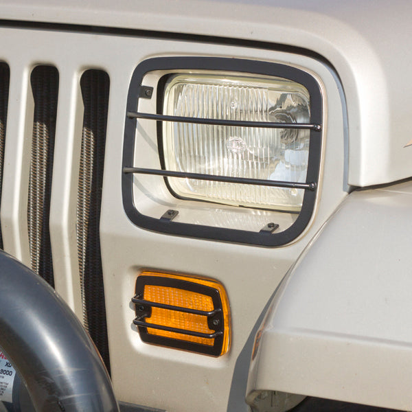Rugged Ridge - Euro Guard Set, Headlight and Turn Signal; 87-95 Jeep Wrangler YJ - 11230.02
