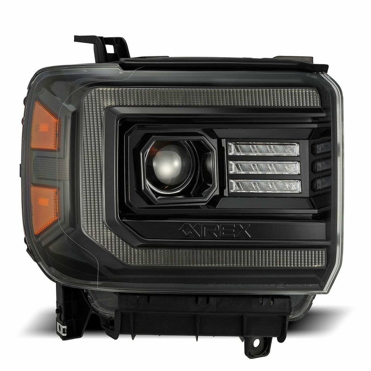 AlphaRex 880614 Projector Headlights Alpha-Black