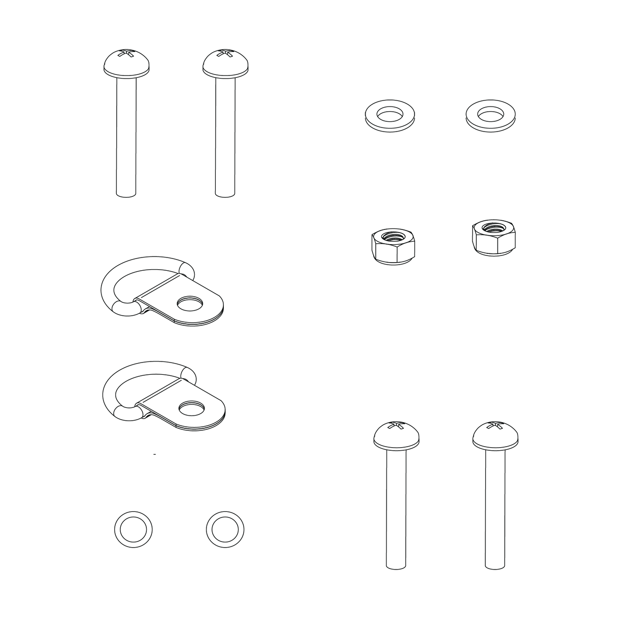 Thule - Hardware Kit - Thule Infant Sling - 1660334