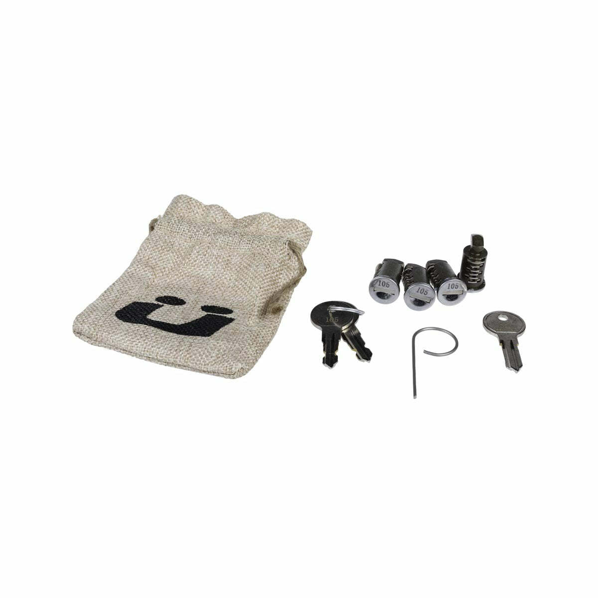 Kuat - 4 Lock Cores for Kuat System-Keyed 107-Includes Keys and 1 Core Removal Key - LOCO4-107