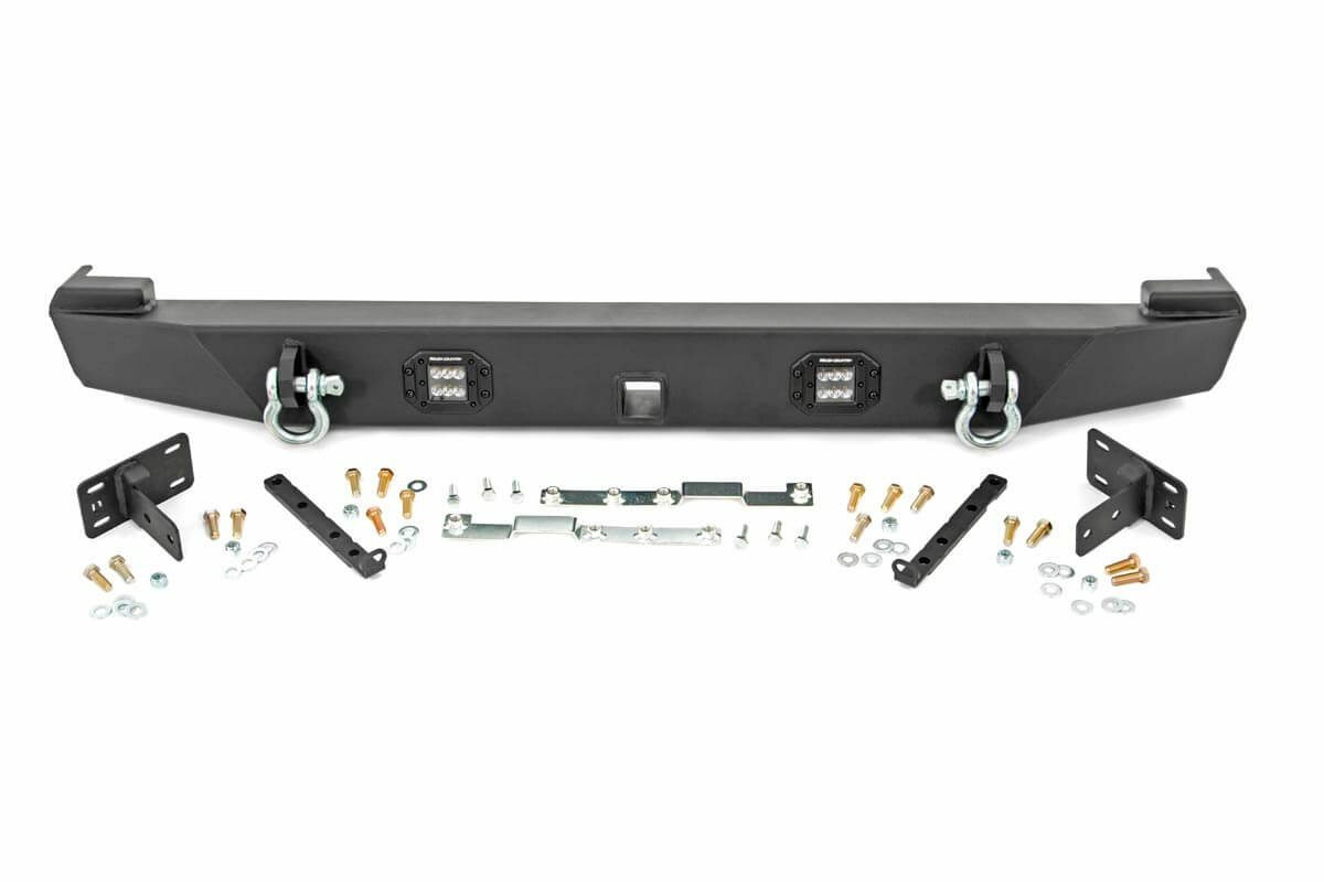 Rough Country - Rear Bumper - Jeep Cherokee XJ 2WD 4WD (1984-2001) - 110504
