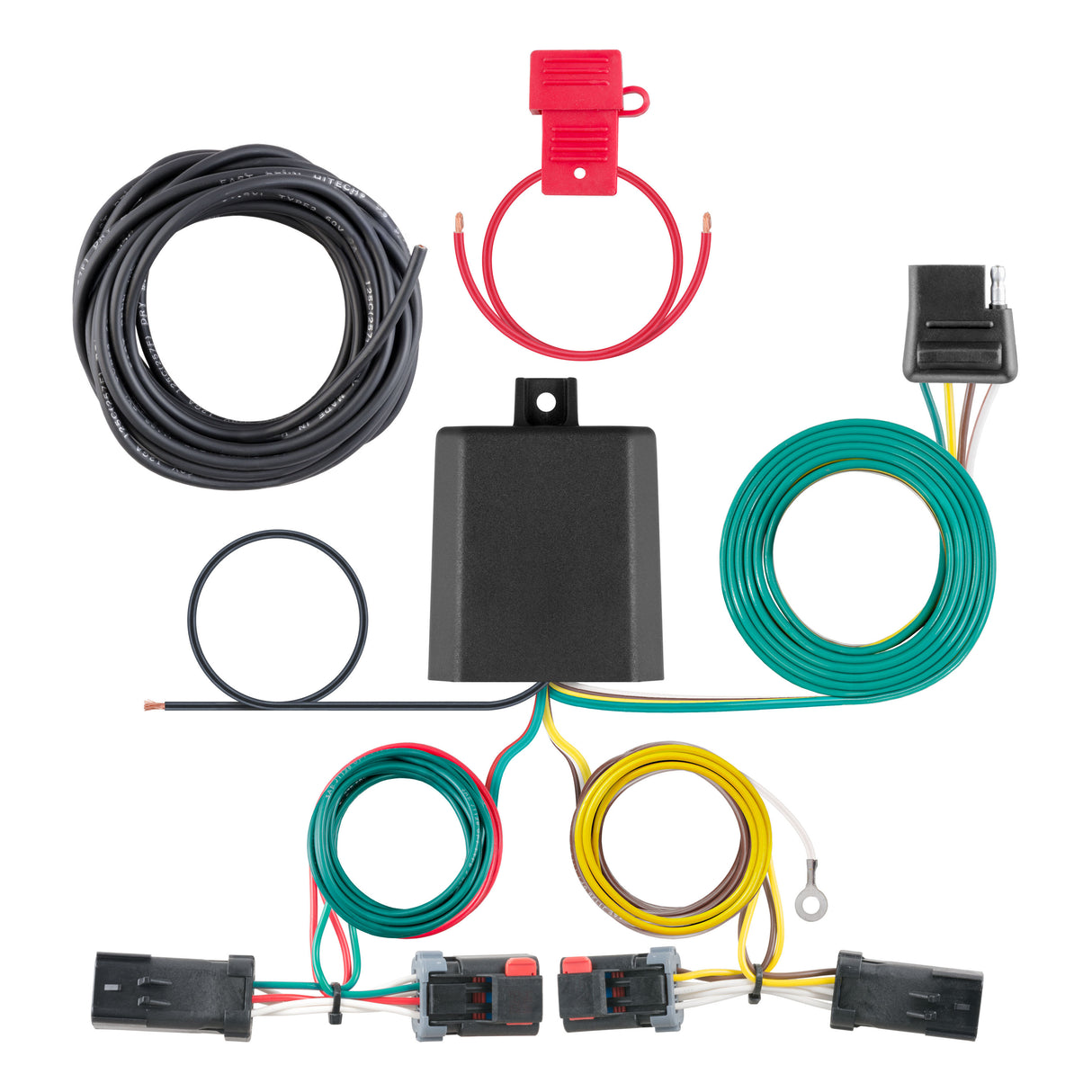 Curt - Custom Wiring Harness, 4-Way Flat Output, Select Jeep Compass - 56344