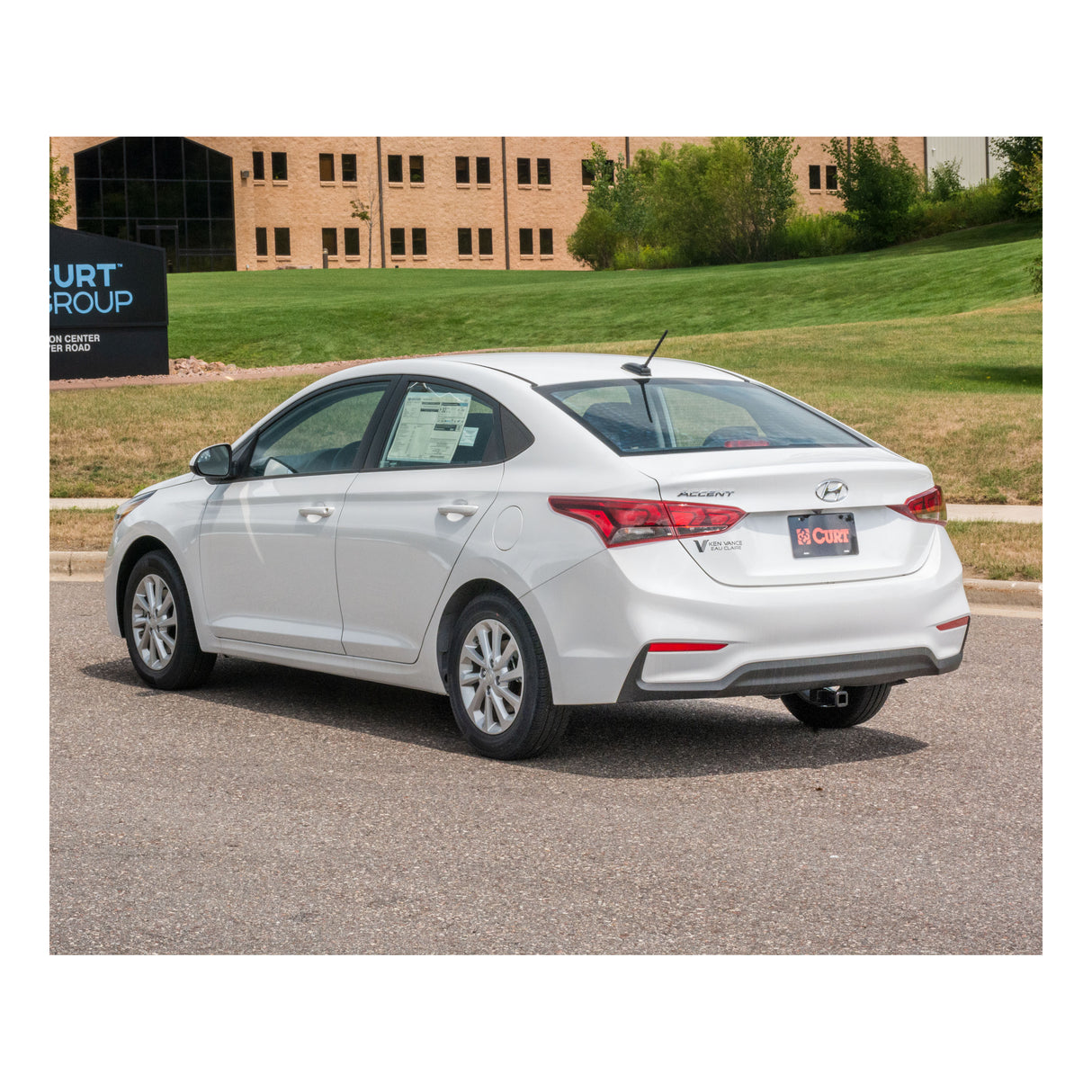 Curt - Class 1 Trailer Hitch, 1-1/4" Receiver, Select Hyundai Accent - 11548
