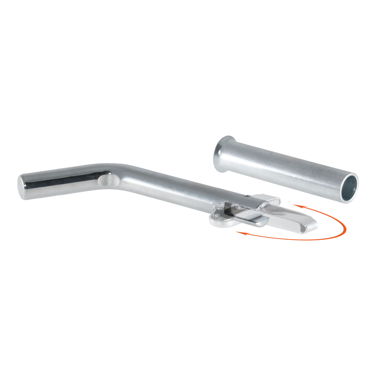 Curt - 1/2" Swivel Hitch Pin with 5/8" Adapter (1-1/4" or 2" Receiver, Zinc, Packaged) - 21561