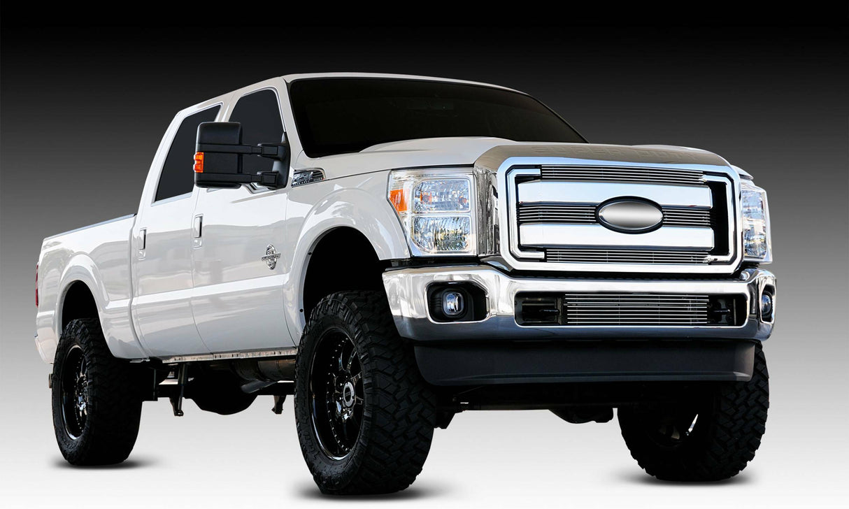 T-Rex Grilles - 4 Pc Horizontal Aluminum Billet Grille Overlay - Does not fit XL base model with black utility grille - 21546