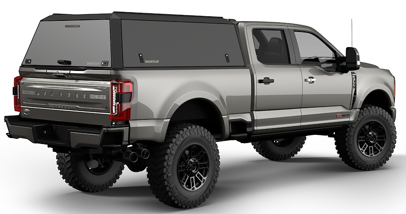 RSI SmartCap - F-250/F-350 Truck Bed Cap Edge Defender Matte Black 23-26 Ford F-250/F-350 Super Duty 6.5 Foot Standard Bed - ED0336-BN