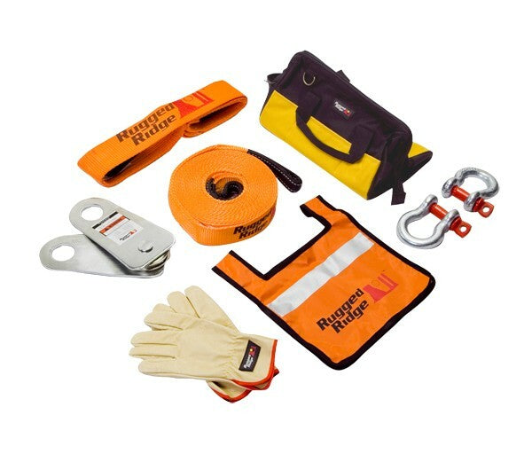 Rugged Ridge - Rugged Ridge 15104.28 XHD Recovery Gear Kit, 30000 Lbs - 15104.28