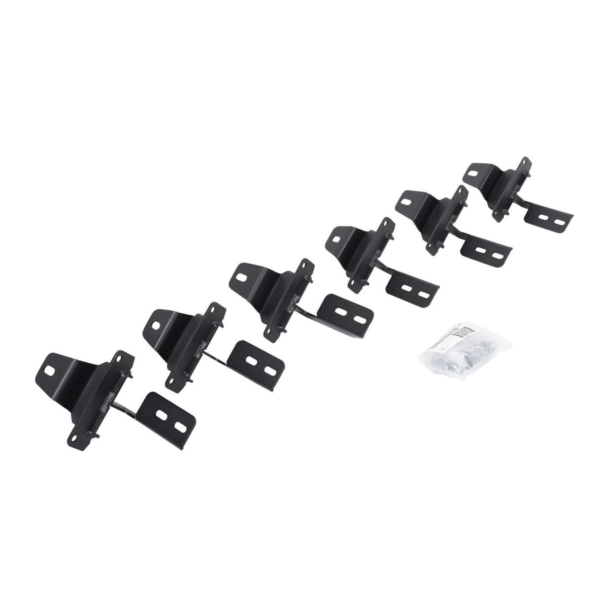Go Rhino 6945066 - V-Series V3, RB30 and RB Slim Side Steps - MOUNTING BRACKETS ONLY - Textured Black