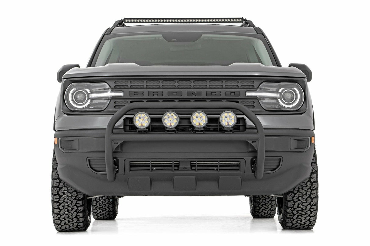 Rough Country - Nudge Bar - 4 Inch Round Led (x4) - Ford Bronco Sport 4WD (21-23) - 51044