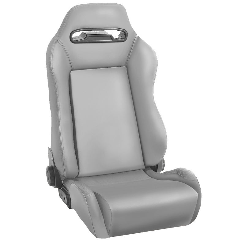 Rugged Ridge - Rugged Ridge 13405.09 Sport Seat, Front, Reclinable, Gray; 76-02 Jeep CJ/Wrangler YJ/TJ - 13405.09