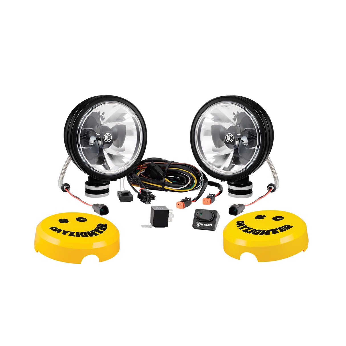 KC Hilites - 6" Daylighter with Gravity LED G6 Spot Beam Black Pair Pack - #651 - 651