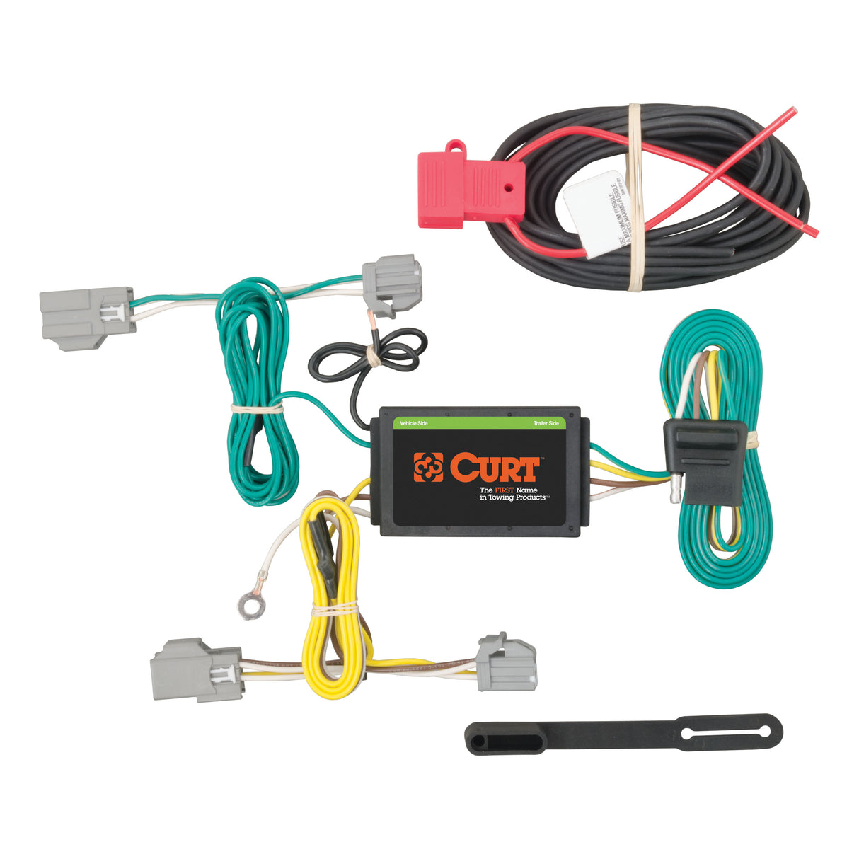 Curt - Custom Wiring Harness, 4-Way Flat Output, Select Chrysler 200 - 56242