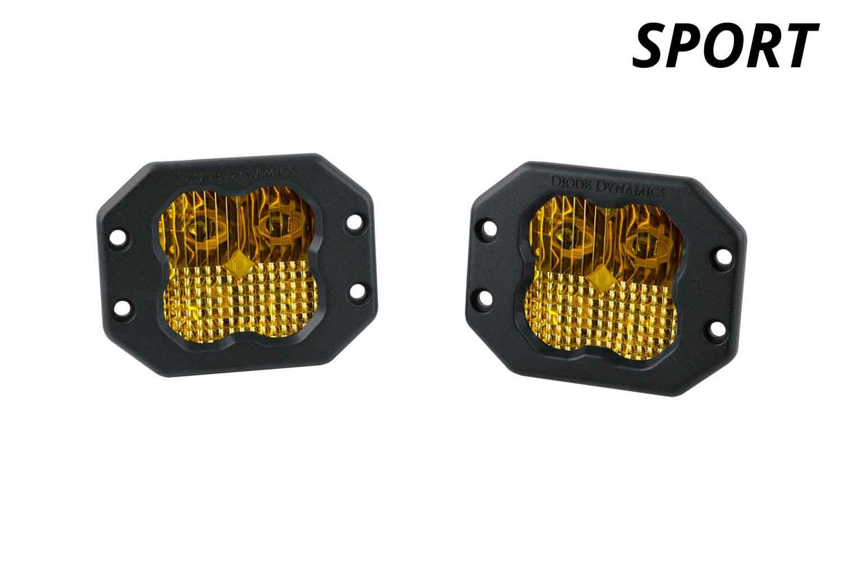 Diode Dynamics - SS3 Sport ABL Yellow Driving Flush (pair) - DD6923P