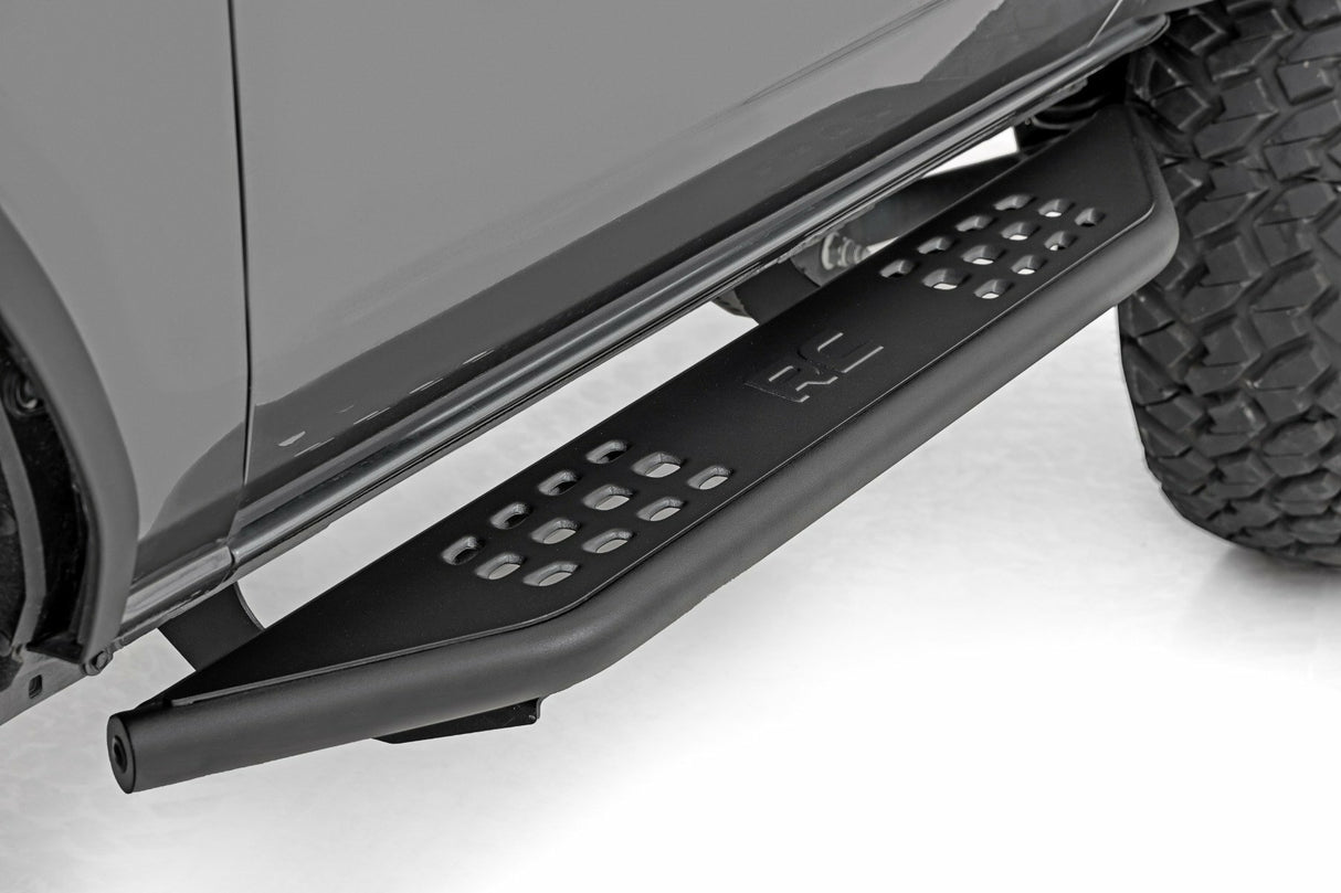 Rough Country - OV2 Running Boards - Side Step Bars - 2-Door - Ford Bronco (2 Door) (21-24) - 14004
