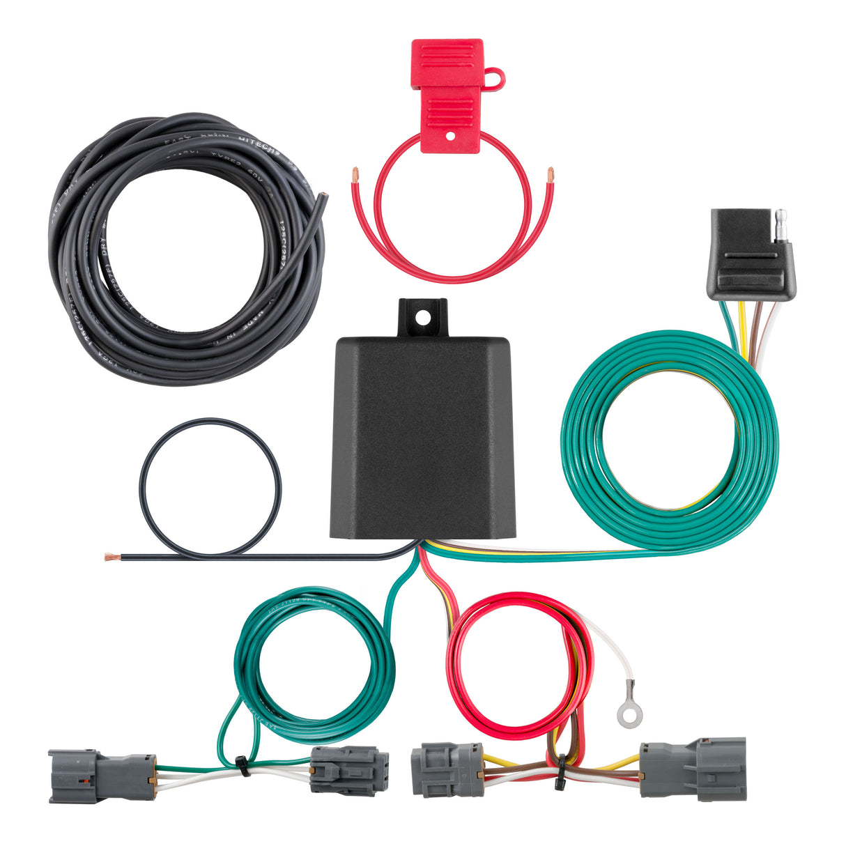 Curt - Custom Wiring Harness, 4-Way Flat Output, Select Kia Sorento - 56328