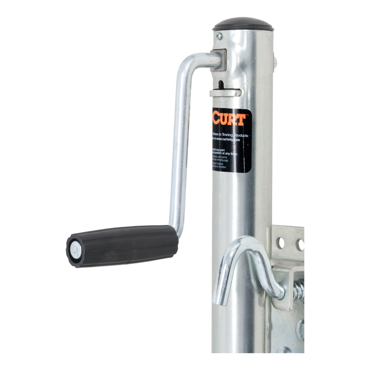 Curt - Marine Jack with Dual 6" Wheels (1,500 lbs, 10" Travel) - 28155