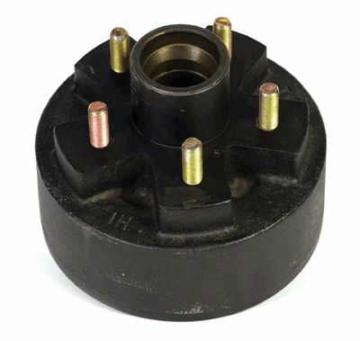 Husky Towing 30796 With Drum 2300 To 4000 LB Cap 5 x 4-1/2 Dia Bolt Patt 1/2 Inch Stud Dia Single