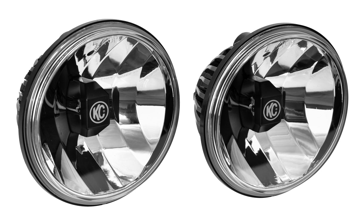 KC Hilites - 6" Gravity LED Insert Pair Pack System - KC #42056 (Wide-40 Beam) - 42056