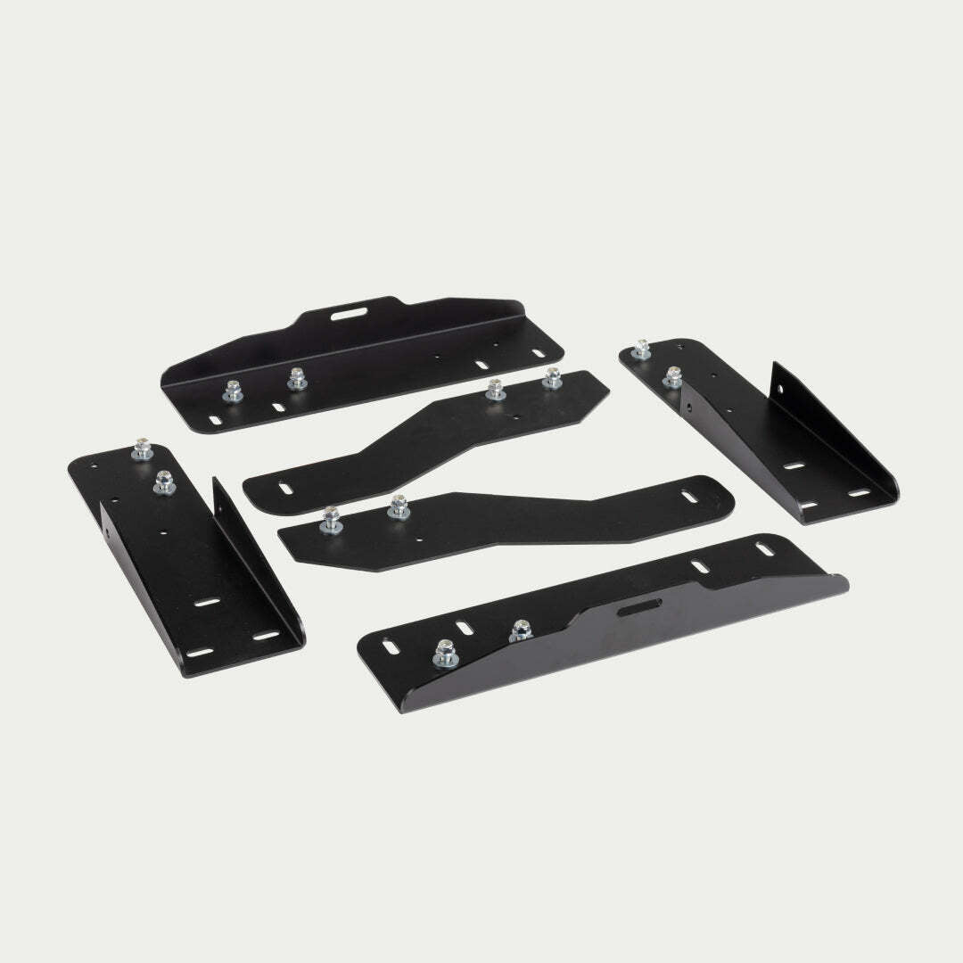 Decked - CargoGlide No Drill Bracket Kit for Toyota Tundra (2022-Current) - 5.5' & 6.5' bed lengths | Toyota Tacoma (2024-Current) - 5' & 6' bed lengths - C0094-DCGND-BLK