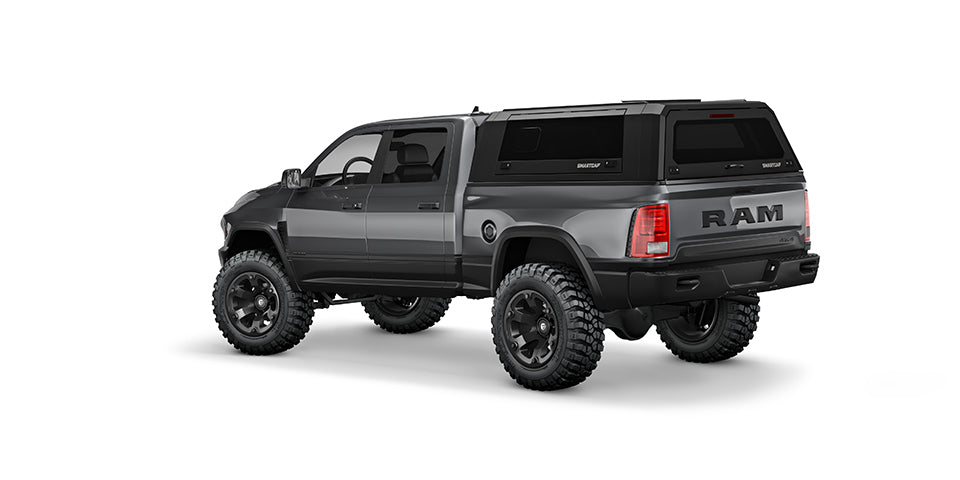 RSI SmartCap - RAM 1500 Truck Bed Cap SmartCapEVO Sport Matte Black For 09-23 DS (Classic Body Style) RAM 1500 6.4 Foot Standard Bed SmartCap - EV1004-MB