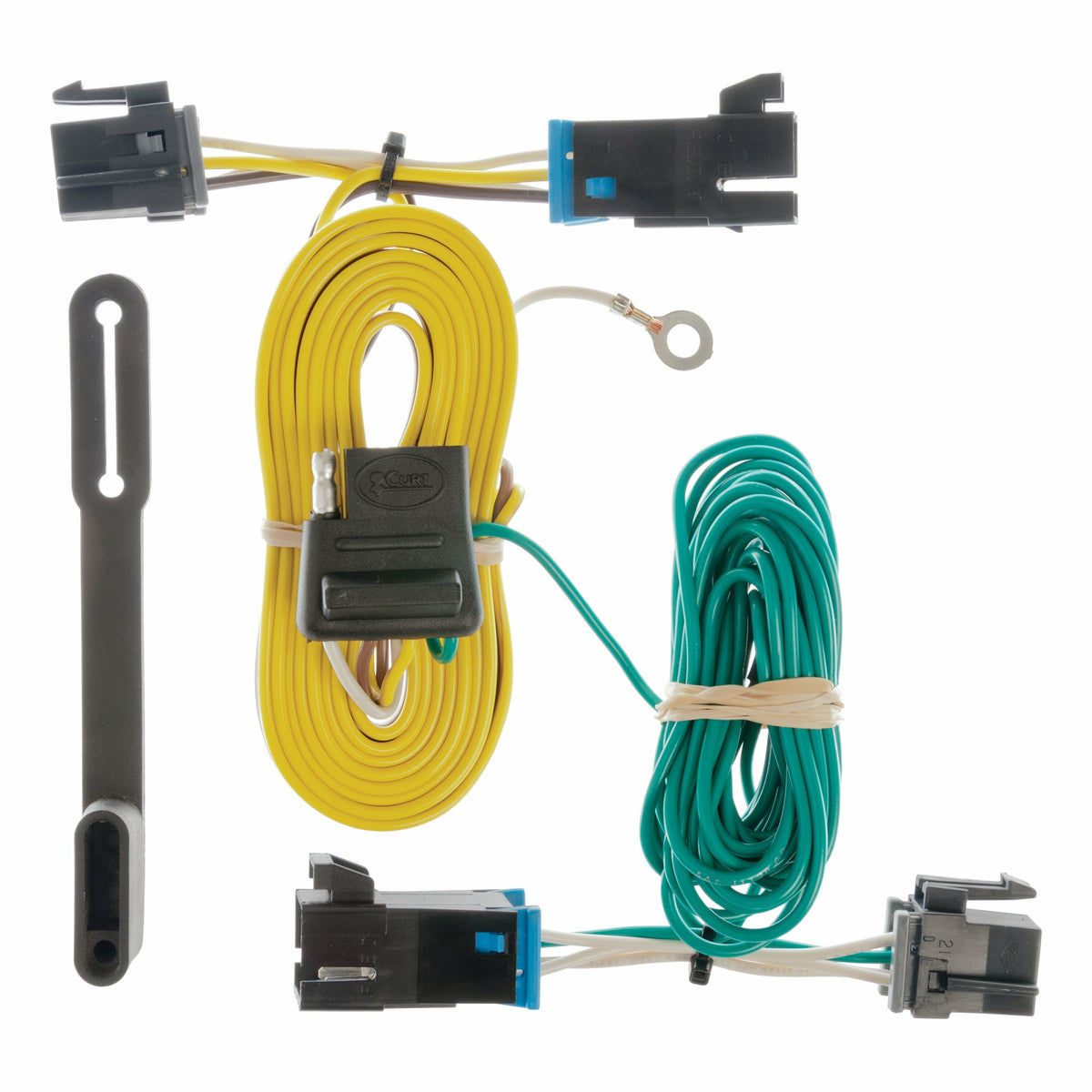 Curt - Custom Wiring, 4-Flat, Select Chevy Express, GMC Savana 1500, 2500, 3500, 4500 - 55540