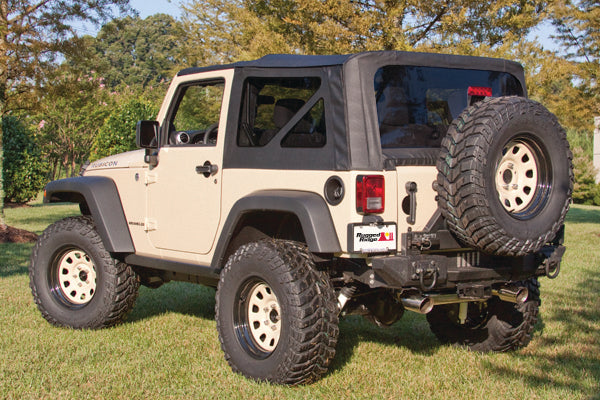 Rugged Ridge - Rugged Ridge 13736.01 XHD Soft Top, Black, Tinted Windows; 07-09 Jeep Wrangler JK - 13736.01