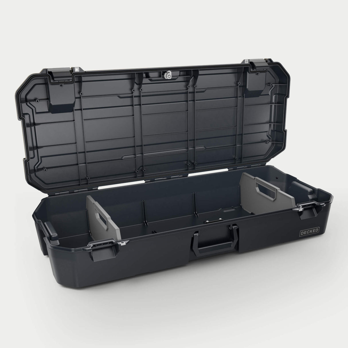 Decked - Honcho 80 - D-co case - includes two (2) dividers and one (1) integrated lock - all black - A0030-MMAN-TAN