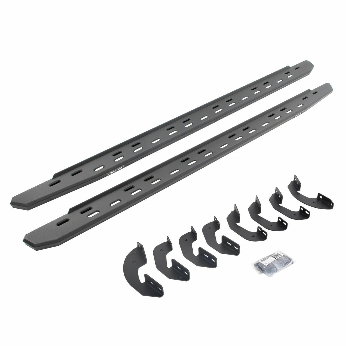 Go Rhino 69641687SPC - RB30 Slim Line Running Boards with Mounting Bracket Kit - Textured Black
