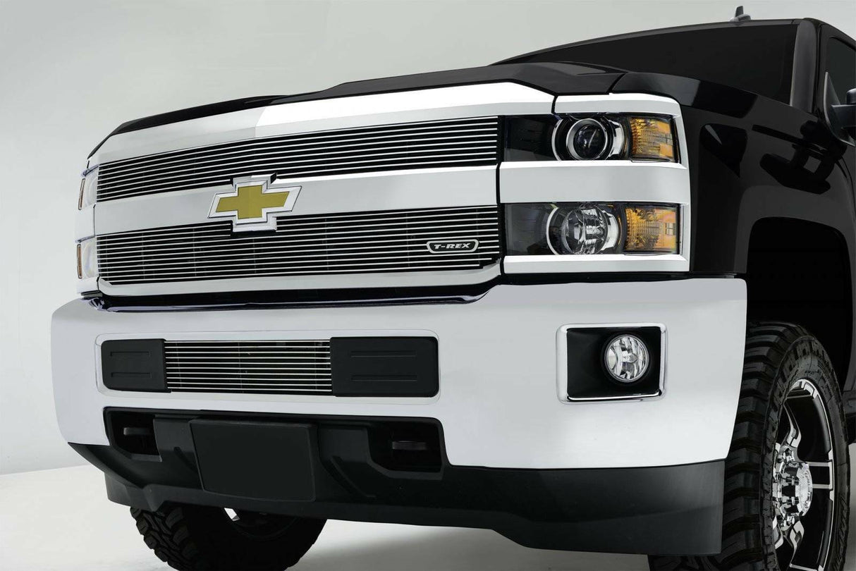 T-Rex Grilles - 2 Pc Horizontal Aluminum Billet Grille Overlay - 21122