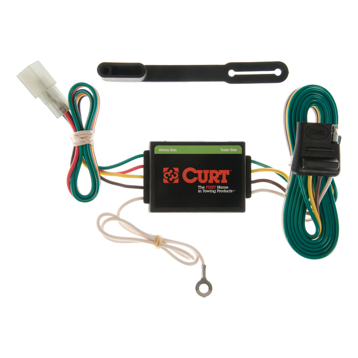 Curt - Custom 4-Flat, Select Chevrolet and Suzuki Vehicles, OEM Tow Package Required - 55372