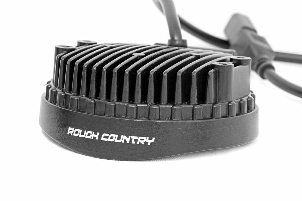 Rough Country 70804 Chrome Series LED Light Pair - 70804