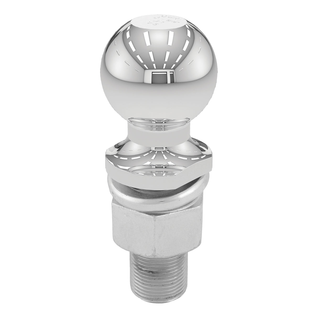 Curt - 2-5/16" Trailer Ball (1-1/4" x 3" Shank, 6,000 lbs., Chrome) - 40022