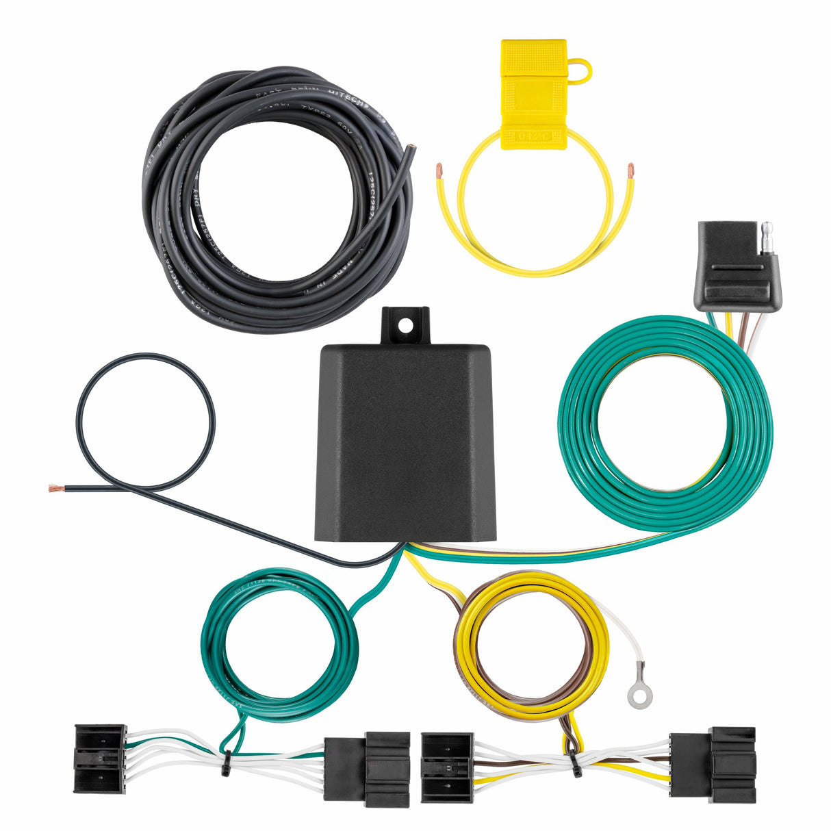 CURT 56543 Custom Wiring Harness, 4-Way Flat Output, Select BMW X3