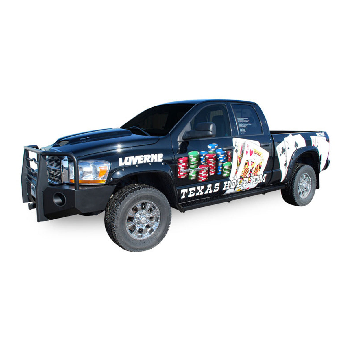 Luverne - 102" Grip Step Boards - Black - 415102