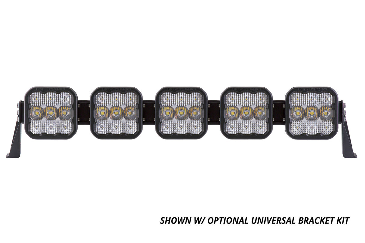 Diode Dynamics - SS5 Pro Universal CrossLink 5-Pod Lightbar Yellow Driving - DD7255