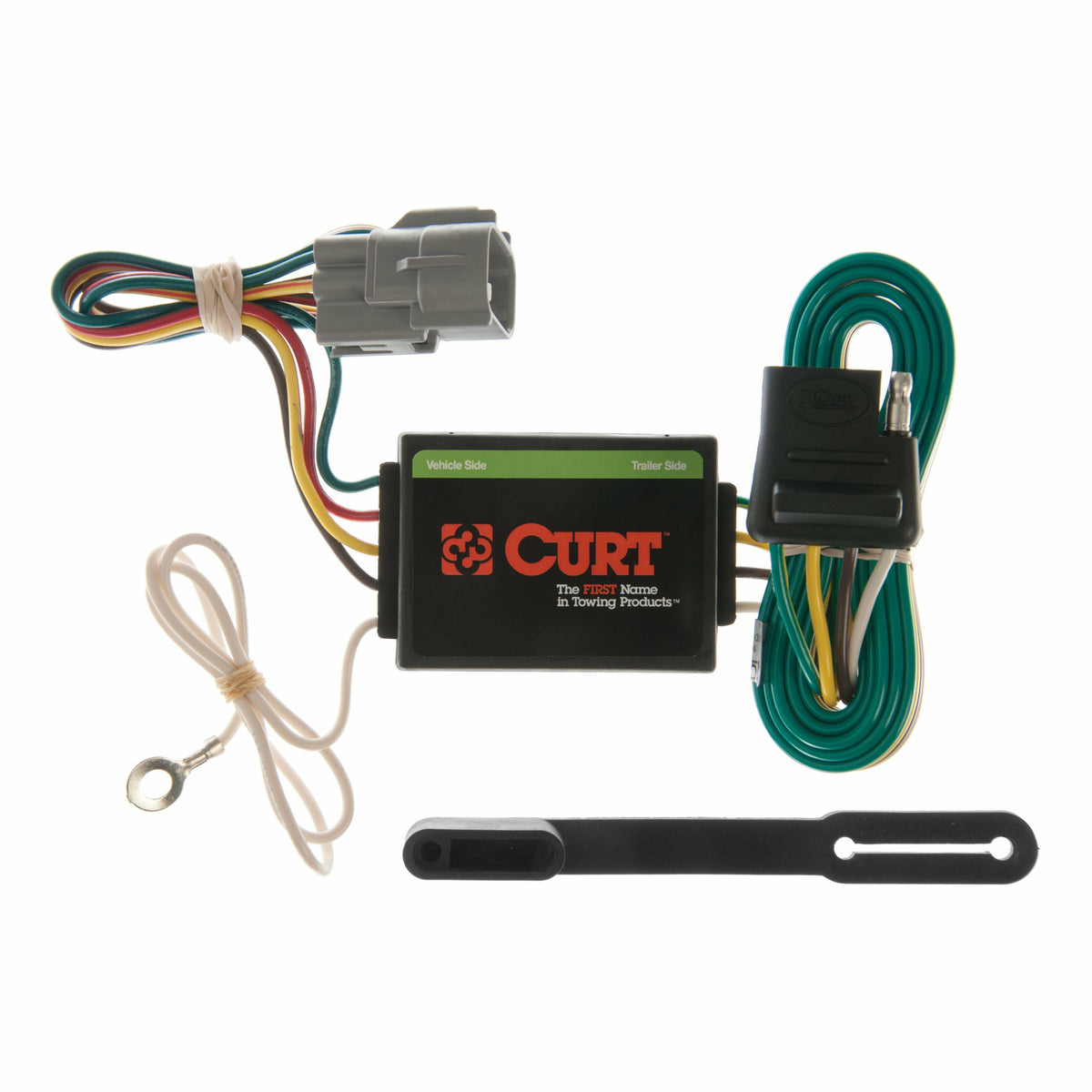 Curt - Custom 4-Flat, Select Toyota Land Cruiser, Lexus LX470, OEM Tow Package Required - 55365