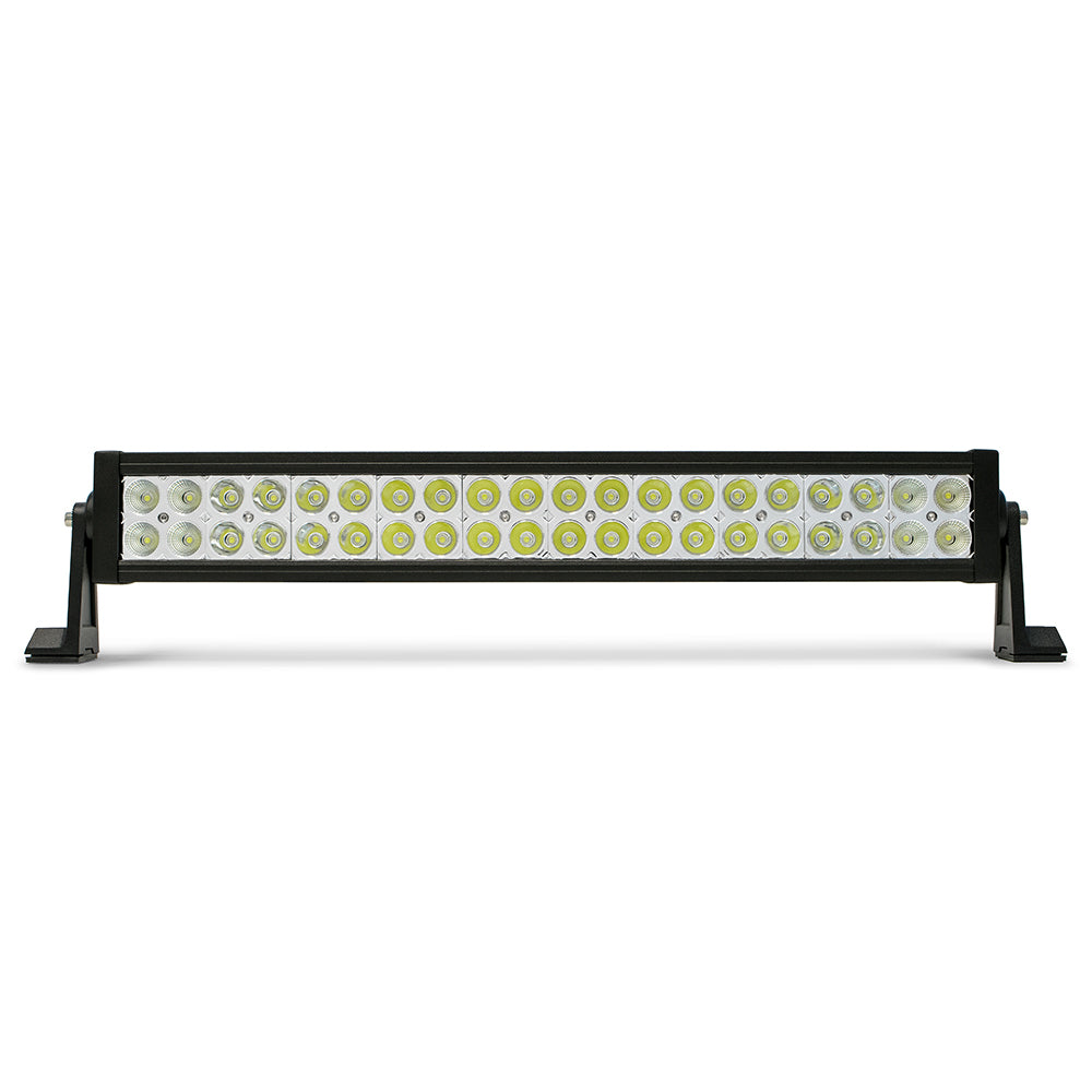 DV8 Offroad - Dual Row LED Light Bar With Chrome Bezel - B20CE120W3W