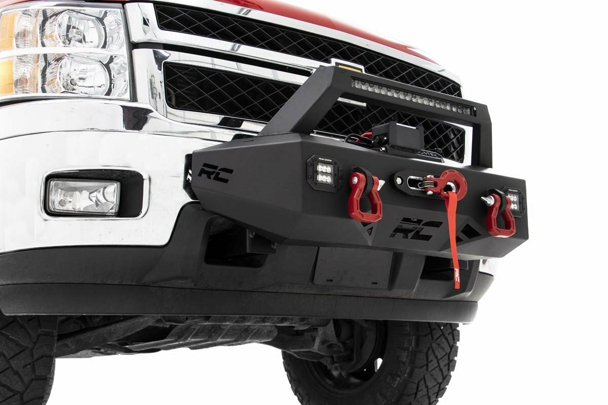 Rough Country - EXO Winch Mount Kit - Chevy Silverado 2500 HD 3500 HD (11-19) - 10764