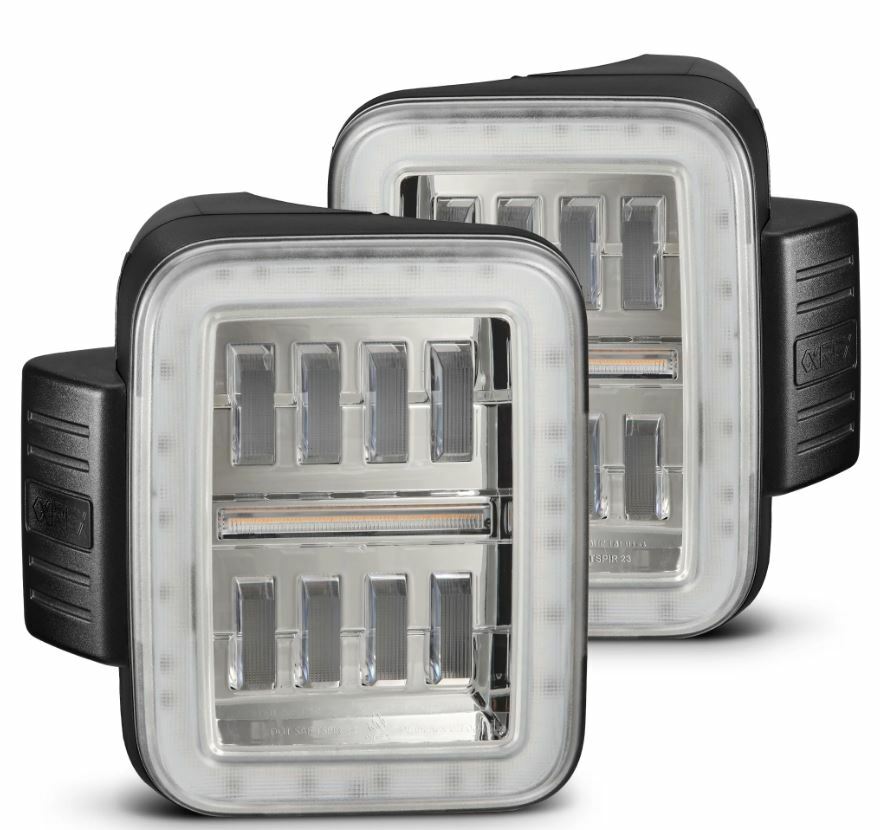 AlphaRex 602060 Prismatic LED Taillights Chrome