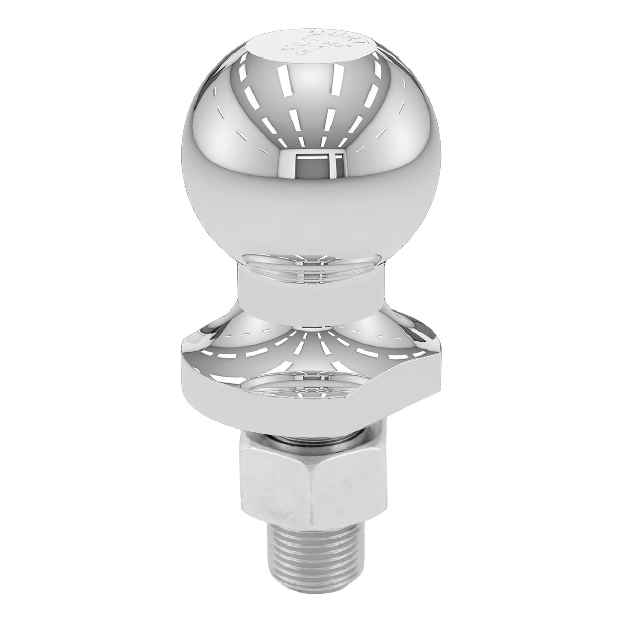 Curt - 1-7/8" ATV Tow Ball - Lawn Tractor Hitch Ball (2,000 lbs., Chrome) - 40095