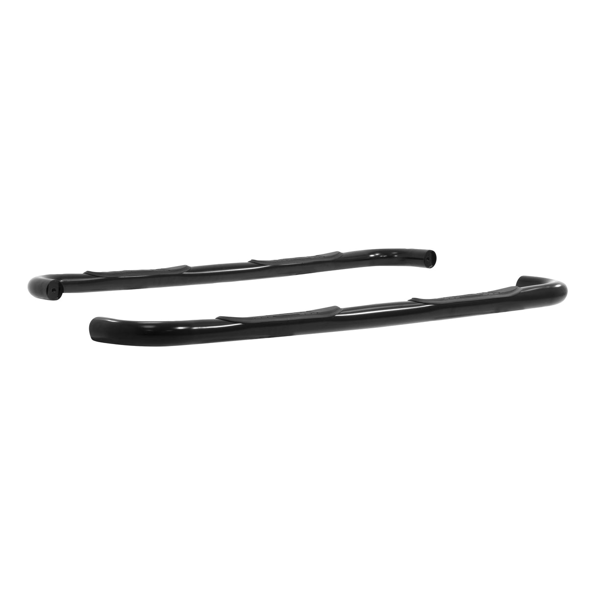 Aries - 3" Round Black Steel Side Bars, Select Chevrolet, GMC C, K - 204001
