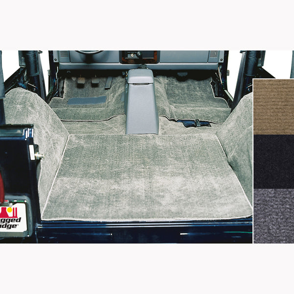 Deluxe Carpet Kit, Honey; 76-95 Jeep CJ/Wrangler YJ