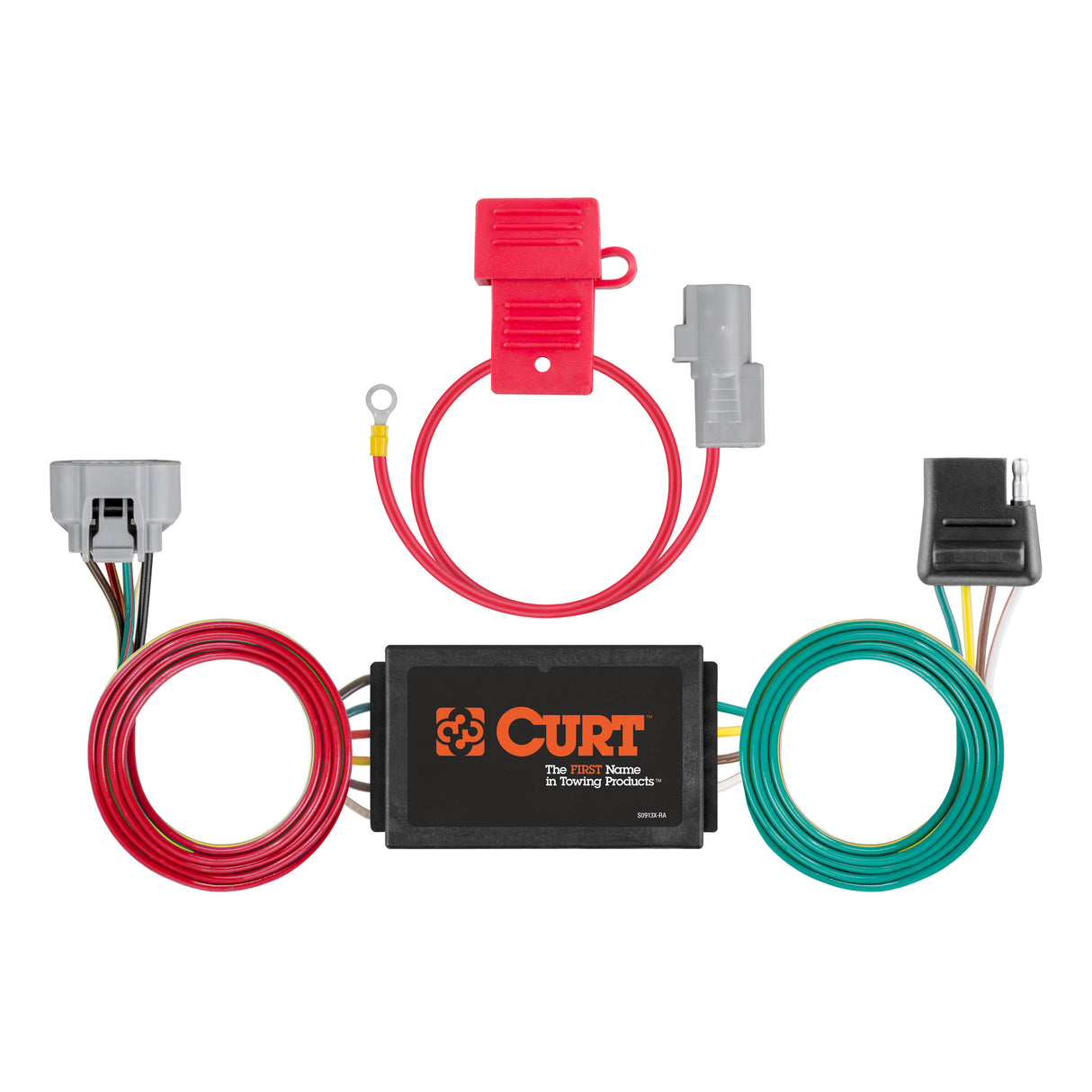 Curt - Custom 4-Flat, Select Toyota Tundra, OEM Tow Package Required - 55367