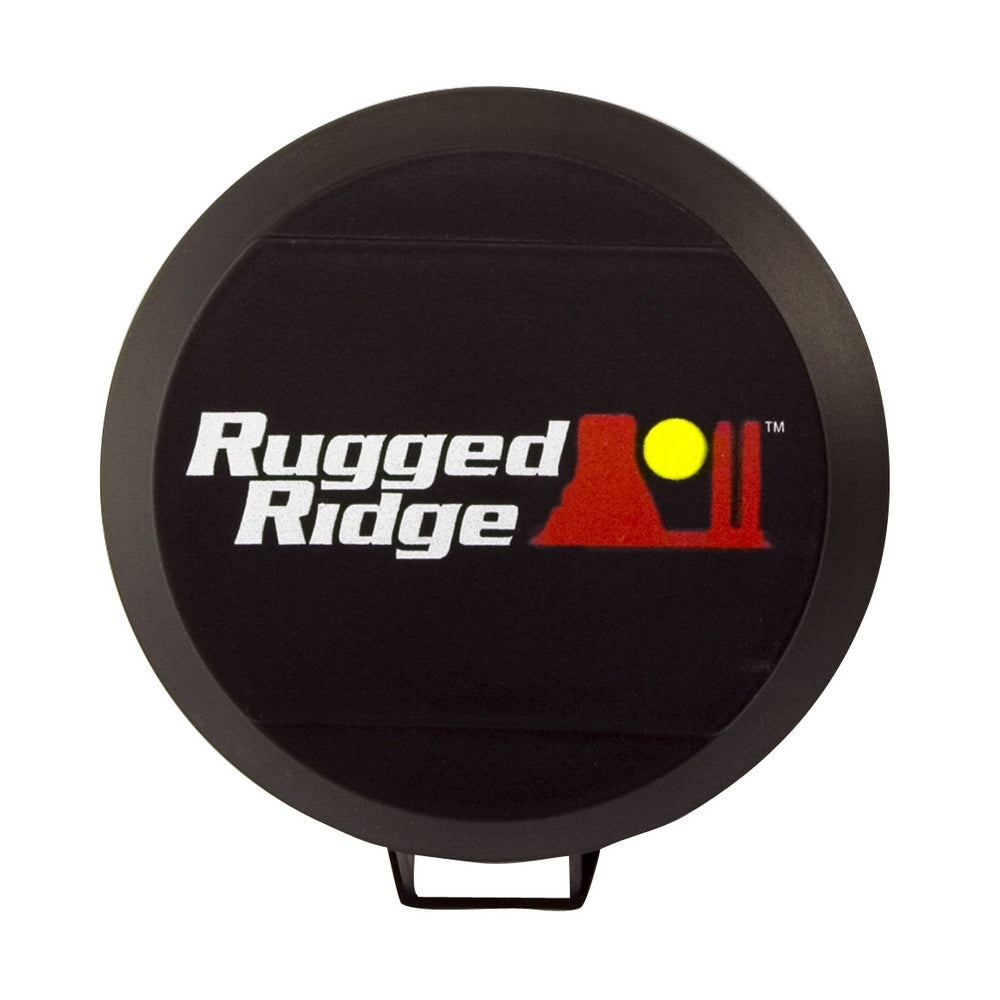 Rugged Ridge - 6 Inch HID Off Road Light Cover, Black - 15210.50