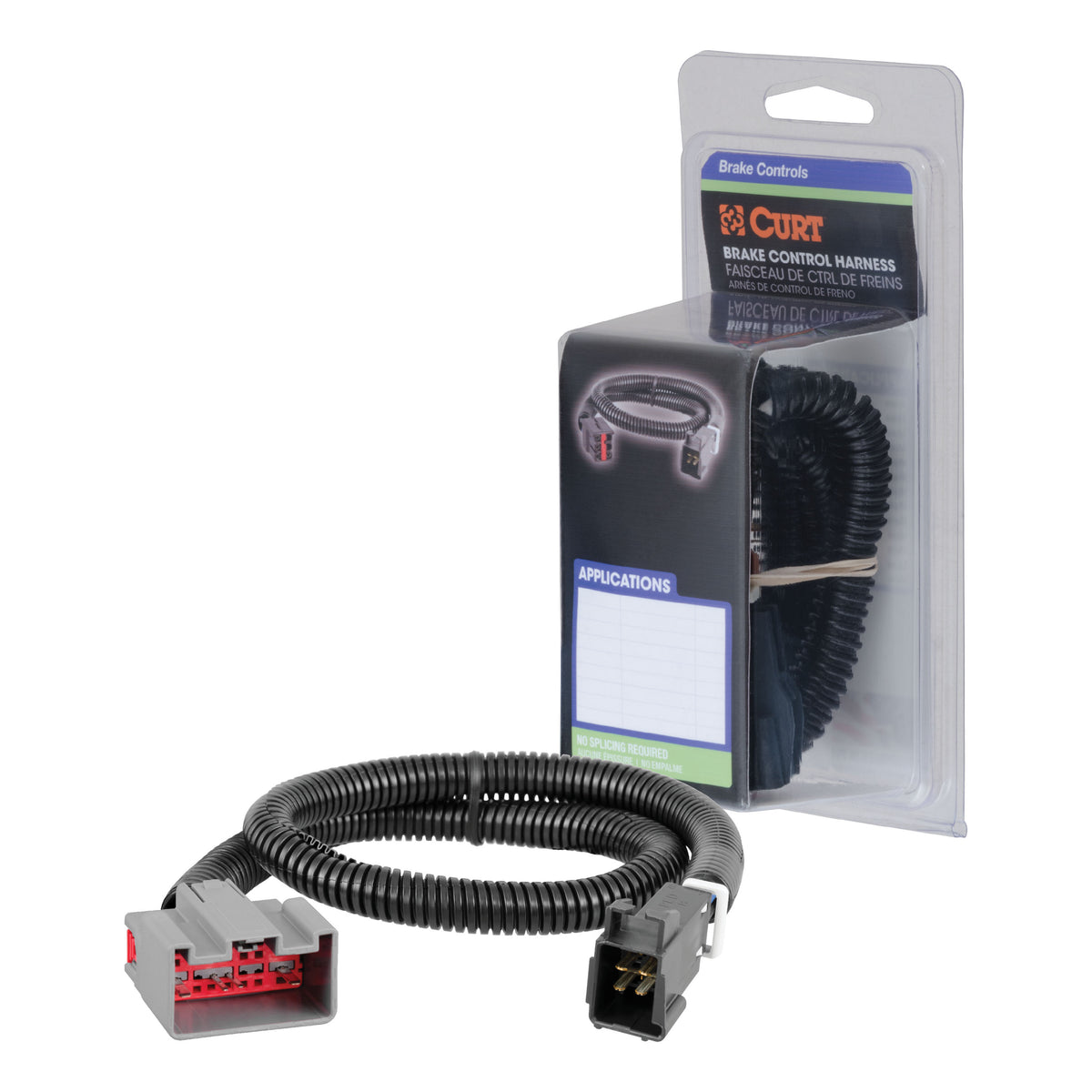 Curt - Trailer Brake Controller Harness, Select Ford, Lincoln (Packaged) - 51433