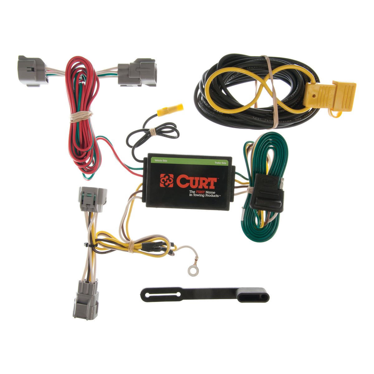 Curt - Custom Wiring Harness, 4-Way Flat Output, Select Jeep Grand Cherokee - 55349