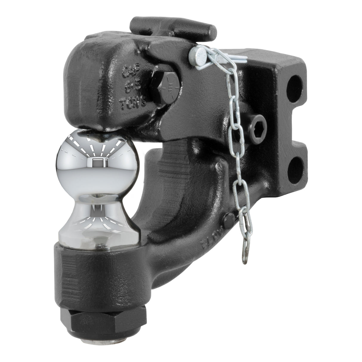 Curt - Replacement Channel Mount Ball & Pintle Hitch (2" Ball, 10,000 lbs.) - 45919