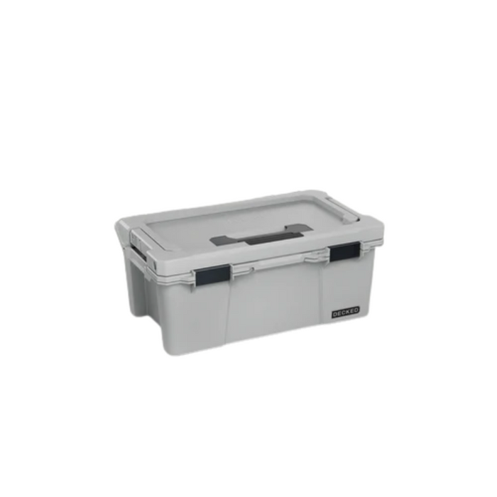 Decked - Sixer 16 - D-co Case - includes one (1) D-Co tray - Cool Gray with black latches - A0010-SIXR-GRY