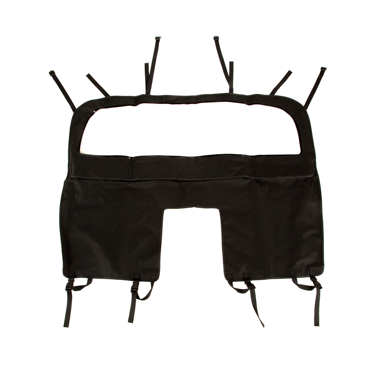 Rugged Ridge - Rugged Ridge 13552.51 Windbreaker; 07-18 Jeep Wrangler JKU, 4 Door - 13552.51