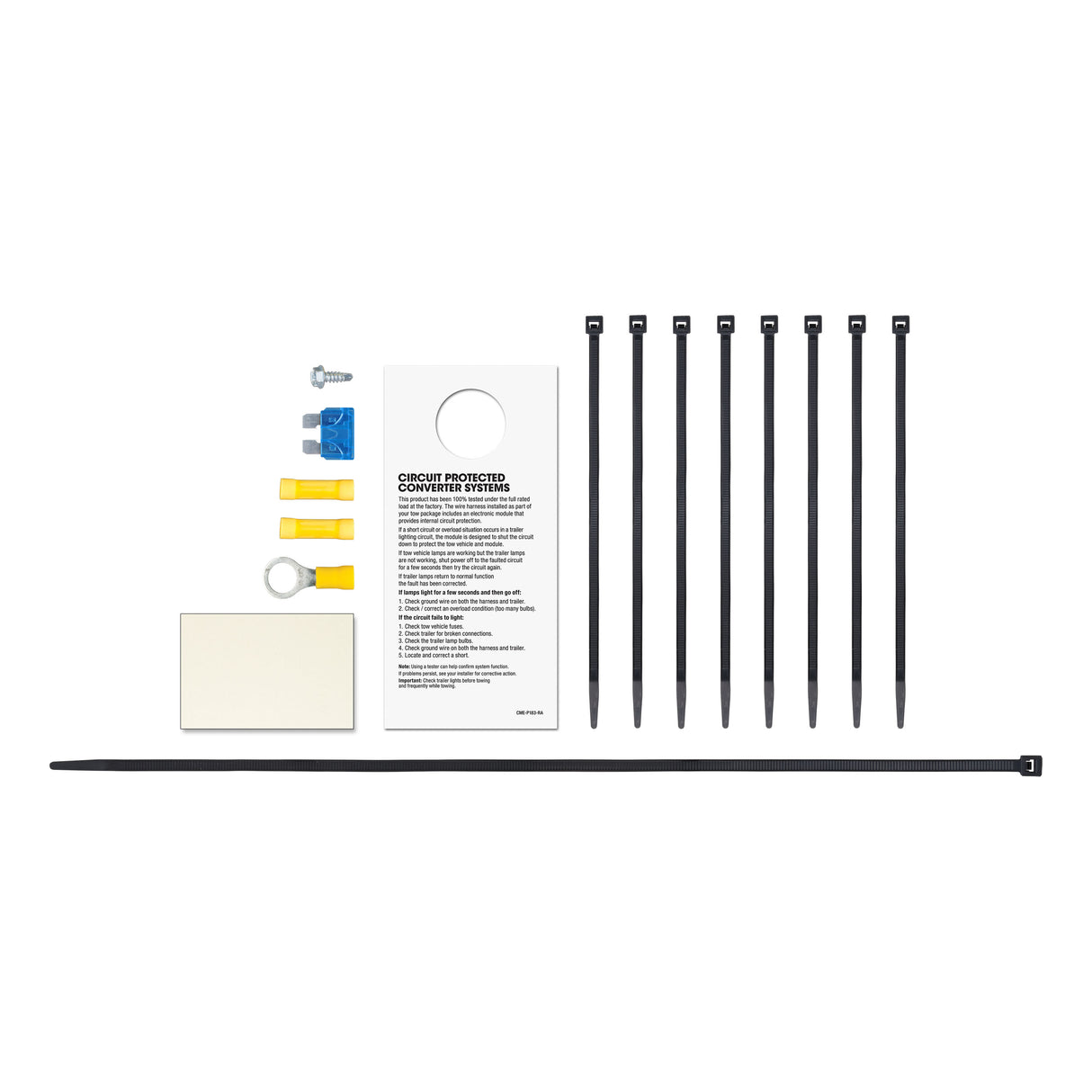 Curt - Custom Wiring Harness, 4-Way Flat Output, Select Lincoln Nautilus - 56446